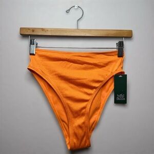 New Wild Fable Orange High-Waisted Bikini Bottom XS